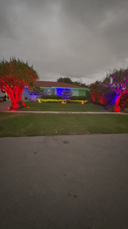 Color changing landscape lights